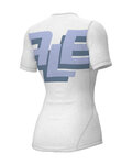 ALÉ Cycling short sleeve t-shirt - INTIMO MULTIVERSO - white/blue