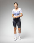 ALÉ Cycling short sleeve t-shirt - INTIMO MULTIVERSO - white/blue