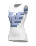 ALÉ Cycling sleeve less t-shirt - INTIMO MULTIVERSO - white/blue