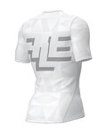ALÉ Cycling short sleeve t-shirt - INTIMO MULTIVERSO - white