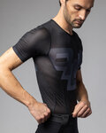 ALÉ Cycling short sleeve t-shirt - MULTIVERSO INTIMO - black