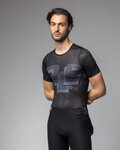 ALÉ Cycling short sleeve t-shirt - MULTIVERSO INTIMO - black