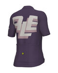 ALÉ Cycling short sleeve jersey - PR-E SAUVAGE - purple