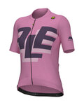 ALÉ Cycling short sleeve jersey - PR-E SAUVAGE - pink