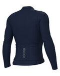 ALÉ Cycling summer long sleeve jersey - PRAGMA COLOR BLOCK - blue