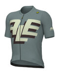 ALÉ Cycling short sleeve jersey - PR-E SAUVAGE - green