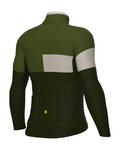 ALÉ Cycling thermal jacket - PR-E GEOMETRIC - green