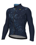 ALÉ Cycling thermal jacket - PR-E GHOSTLY - blue