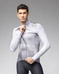 ALÉ Cycling winter long sleeve jersey - QUICK - white