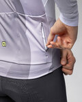 ALÉ Cycling winter long sleeve jersey - QUICK - white