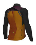 ALÉ Cycling winter long sleeve jersey - R-EV1 QUICK - orange