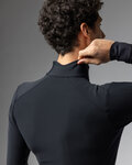 ALÉ Cycling winter long sleeve jersey - KLIMATIK K-IDRO - black