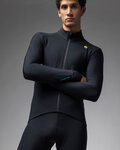 ALÉ Cycling winter long sleeve jersey - KLIMATIK K-IDRO - black