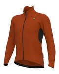 ALÉ Cycling winter long sleeve jersey - KLIMATIK K-IDRO - orange