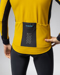 ALÉ Cycling windproof jacket - KLIMATIK K-TORNADO - yellow