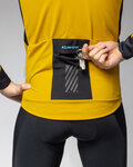 ALÉ Cycling windproof jacket - KLIMATIK K-TORNADO - yellow