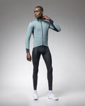 ALÉ Cycling windproof jacket - KLIMATIK K-TORNADO - light blue