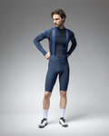 ALÉ Cycling bib shorts - KLIMATIK K-MATER - blue