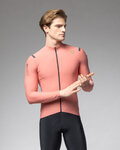 ALÉ Cycling winter long sleeve jersey - WARM RACE - pink