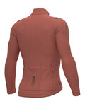 ALÉ Cycling winter long sleeve jersey - WARM RACE - pink