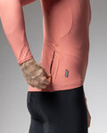ALÉ Cycling winter long sleeve jersey - WARM RACE - pink
