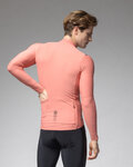 ALÉ Cycling winter long sleeve jersey - WARM RACE - pink