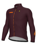 ALÉ Cycling winter long sleeve jersey - PR-E FOLLOW ME - purple