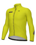 ALÉ Cycling winter long sleeve jersey - PR-E FOLLOW ME - yellow