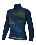 ALÉ Cycling thermal jacket - PRAGMA CONNECT - blue