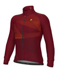 ALÉ Cycling thermal jacket - PRAGMA CONNECT - red