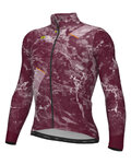 ALÉ Cycling winter long sleeve jersey - PRAGMA SPACE - bordeaux