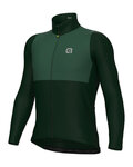 ALÉ Cycling winter long sleeve jersey - OFF ROAD - GRAVEL DUAL - green