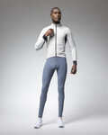 ALÉ Cycling thermal jacket - KLIMATIK K-DOUBLE - white
