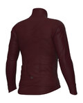 ALÉ Cycling thermal jacket - PR-E METAL - bordeaux