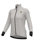 ALÉ Cycling winter long sleeve jersey - KLIMATIK K-IDRO - white