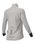 ALÉ Cycling winter long sleeve jersey - KLIMATIK K-IDRO - white