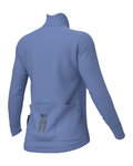 ALÉ Cycling winter long sleeve jersey - KLIMATIK K-IDRO - light blue