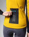 ALÉ Cycling windproof jacket - KLIMATIK K-TORNADO - yellow