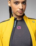 ALÉ Cycling windproof jacket - KLIMATIK K-TORNADO - yellow