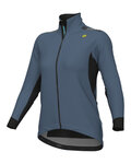 ALÉ Cycling windproof jacket - KLIMATIK K-TORNADO - light blue