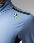ALÉ Cycling windproof jacket - KLIMATIK K-TORNADO - light blue
