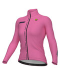ALÉ Cycling winter long sleeve jersey - PR-E FOLLOW ME - pink