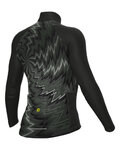 ALÉ Cycling winter long sleeve jersey - PR-E LIQUID - black