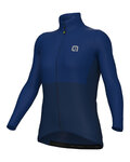 ALÉ Cycling winter long sleeve jersey - OFF ROAD - GRAVEL DUAL - blue