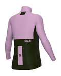 ALÉ Cycling winter long sleeve jersey - OFF ROAD - GRAVEL DUAL - purple