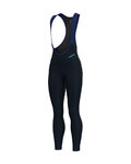 ALÉ Cycling long bib trousers - KLIMATIK K-TOUR - blue