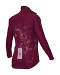 ALÉ Cycling thermal jacket - PR-E GHOSTLY - bordeaux