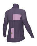 ALÉ Cycling thermal jacket - PR-E GEOMETRIC - purple