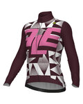 ALÉ Cycling winter long sleeve jersey - PR-E MULTIVERSO - purple