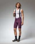 ALÉ Cycling bib shorts - GRAVEL-PRO OFF ROAD - - purple